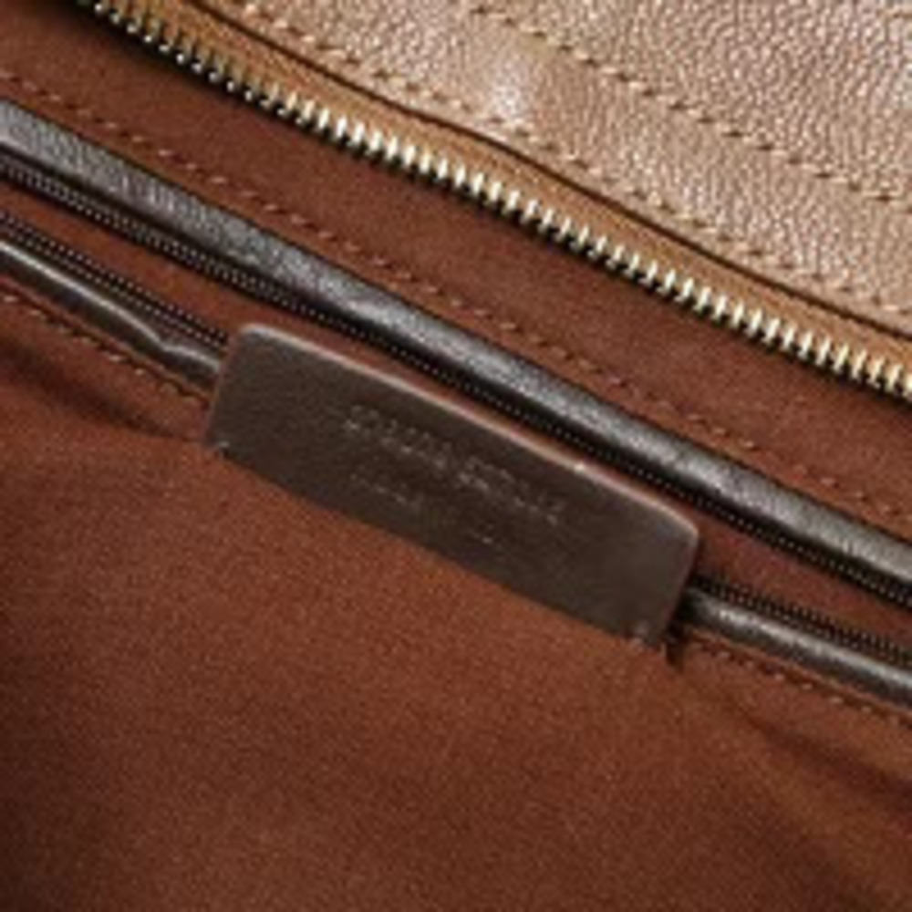 Yves Saint Laurent Leather Cabas Handbag Brown - Picture 11 of 13